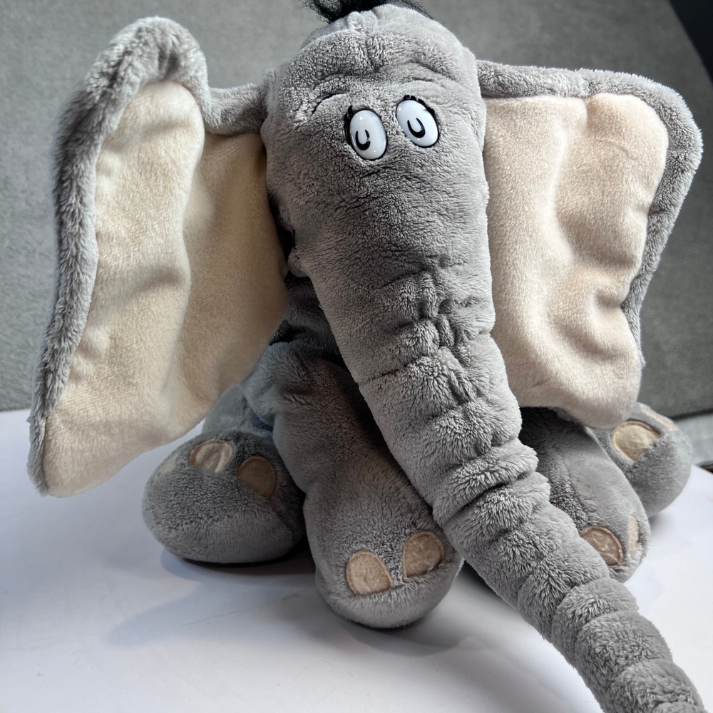 Dr. Seuss Horton Hears a Who Elephant Plush 2008 Macy's Stuffed Animal Exclusive